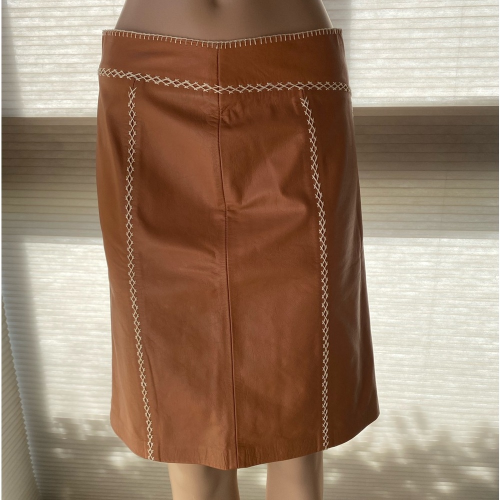 Vintage GAP genuine leather skirt. Near mint Sz  2